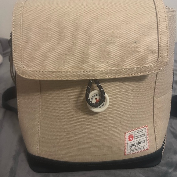 Great condition!Spartina 449 Armada beige backpack in weather resistant material - Picture 1 of 16